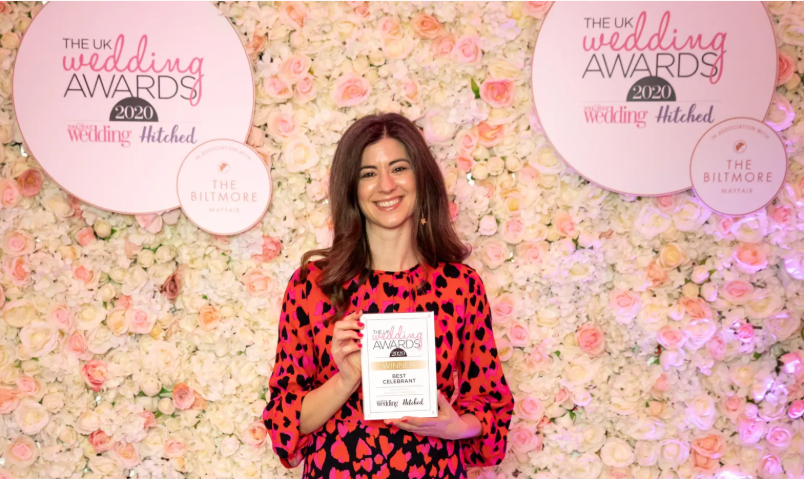 Laura Gimson - Best Celebrant at the UK Wedding Awards