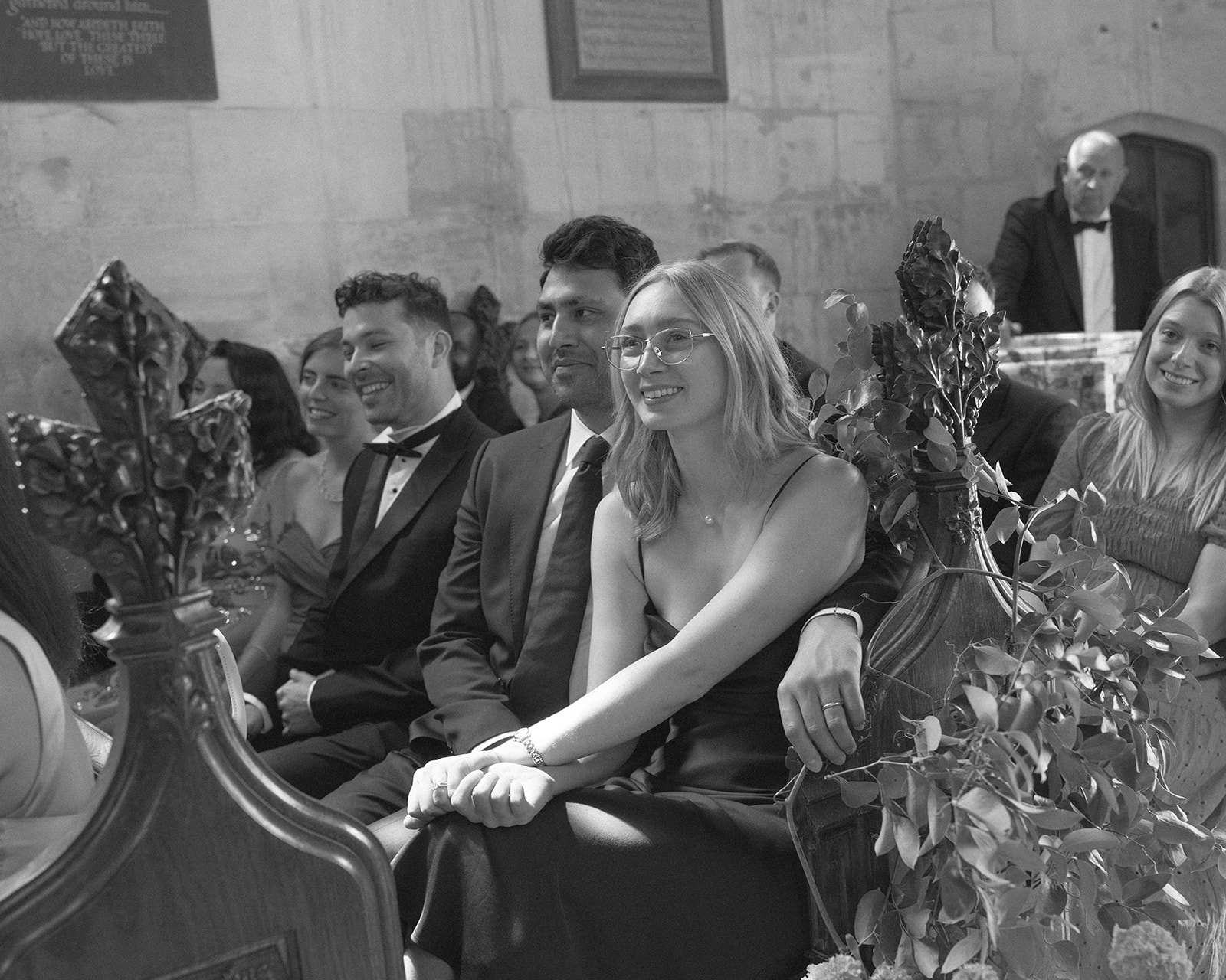 Guests at Sudeley Castle wedding, conducted by celebrant Laura Gimson